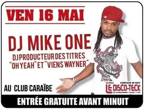 DJ Mike One au club caraibe