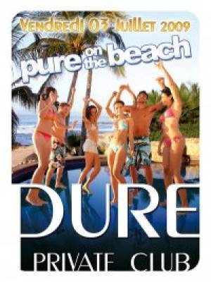 Pure on the beach