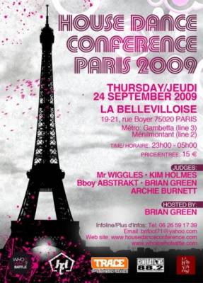 HOUSE DANCE CONFERENCE PARIS