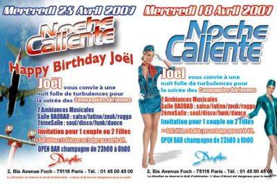 NOCHE CALIENTE COMPAGNIES AERIENNES