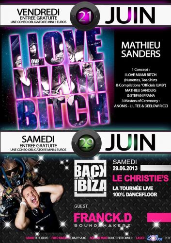 Back to Ibiza avec Franck.D