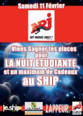 Viens gagner tes places pour la nuit étudiante 2012