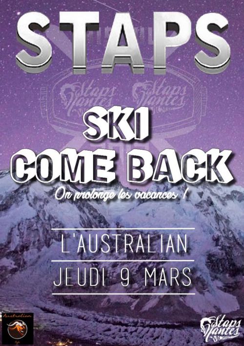 STAPS – SKI COME BACK !!