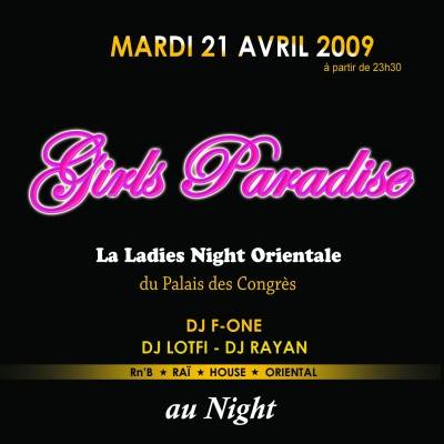 Soirée GIRL’S PARADISE