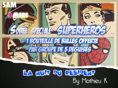 Soirée speciale SUPERHEROS