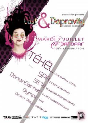 LUST & DEPRAVITY SUMMER PARTIES @ Batofar