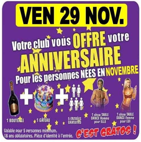 Soirée des anniversaires