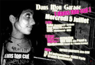 Dans mon Garage c’est…. Dans ton Cul!