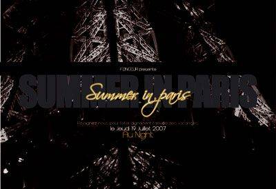 Summer in paris