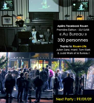 1er Apéro Facebook Rouen (Bar au Bureau Rouen)