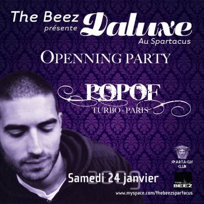 OPENNING PARTY POPOF @ Spartacus Club