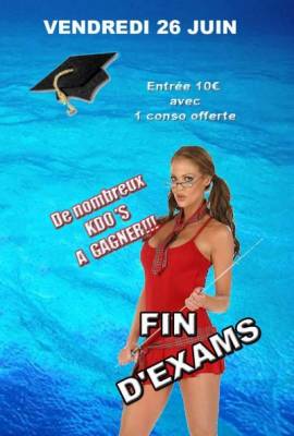 Soirée FIN D’EXAMS