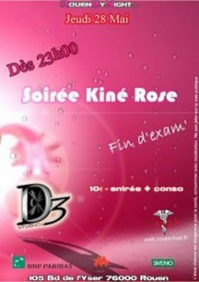 Soirée KINE ROSE