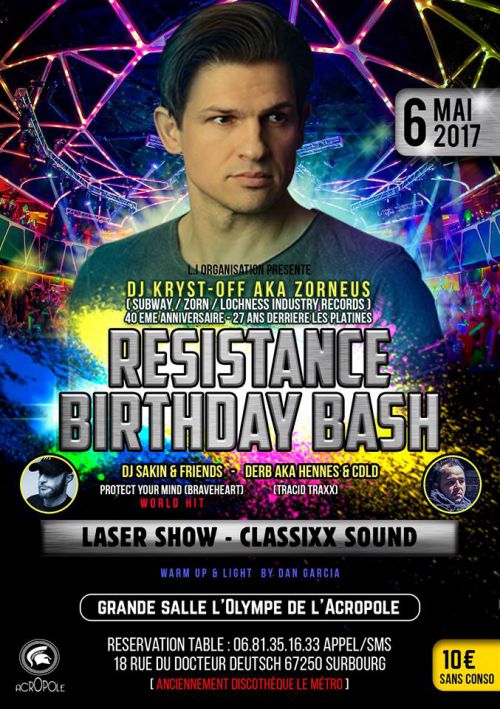 Résistance birthday bash