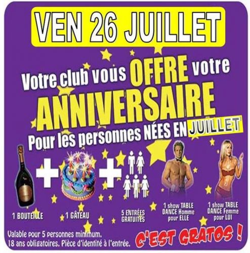 Soirée des anniversaires