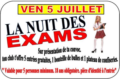 La nuit des exams
