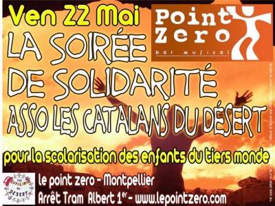 soirée de solidarité avec les catalans du désert