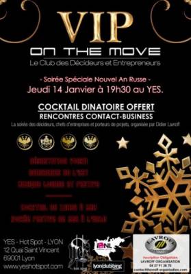 Soirée Vip On The Move “Spéciale Nouvel An Russe”