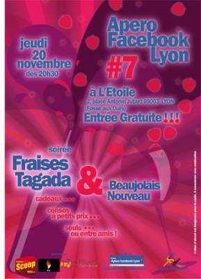 Apero Facebook : Fraises Tagada & Beaujolais nouveau