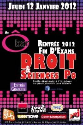 Rentrée & Fin d’Exams DROIT Science Po