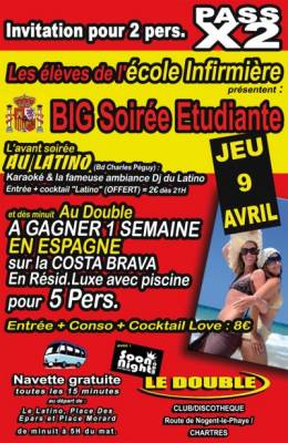 BIG SOIREE ETUDIANTE avec les eleves de l ecole d infirmiere !!!