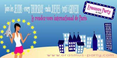 Erasmus-Party in Paris