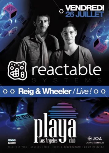 Dj Reig & Wheeler live REACTABLE SYSTEMS CONCEPT