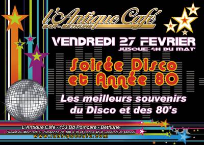 Soirée Dsico et Années 80