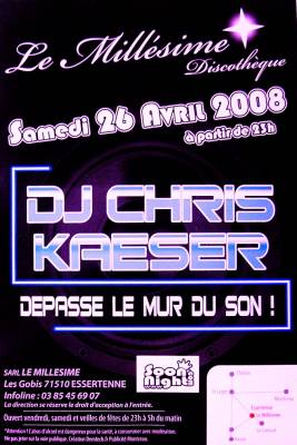 DJ Chris Kaeser – Dépasse le mur du son !!
