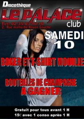 Boxers & TShirts mouillés