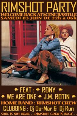 RIMSHOT PARTY Feat Rony – Jean Michel Rotin – We Are One
