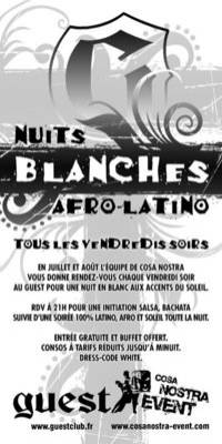 Nuit Blanche Latino et Pique Nique Concert (Eddie Palmieri)