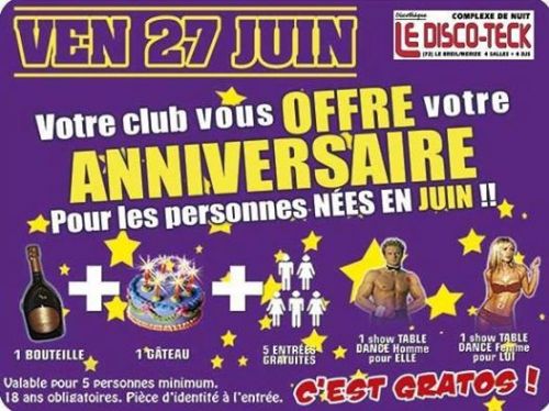 Soiree des anniversaires