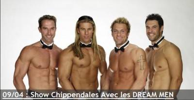 Show Chippendales avec les Dream Men