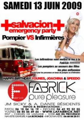 Salvaction emergency party Pompier vs Infirmières