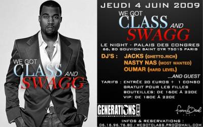 WE GO CLASS & AND SWAGG
