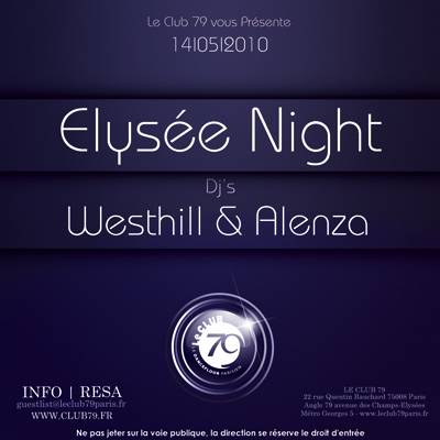 ELYSEE NIGHT WITH…WESTHILL & ALENZA