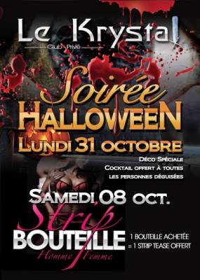 soirée strip  bouteille