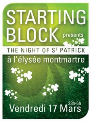 Starting Block spécial St Patrick