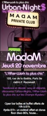 AFTER-WORK @ MADAM