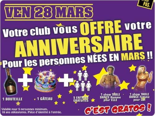 Soirée des anniversaires