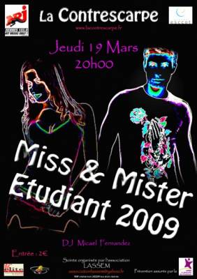 Election MISS et MISTER ETUDIANT 2009