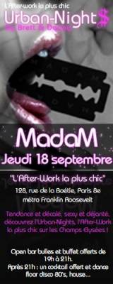 AFTER-WORK @ MADAM