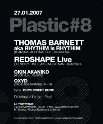 PLASTIC#8 feat. Thomas Barnett ‘ Redshape Live!