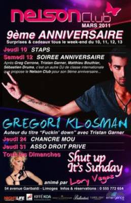 Gregori Klosman : soirée anniversaire