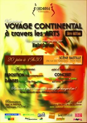 VOYAGE CONTINENTAL A TRAVERS LES ARTS