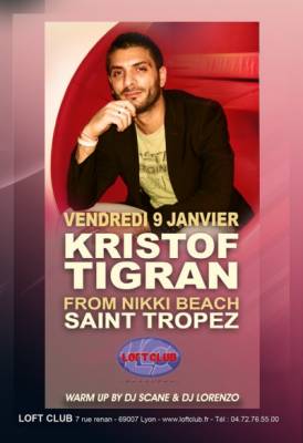 KRISTOF TIGRAN from NIKKI BEACH ST TROPEZ