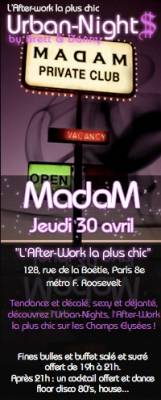 AFTER-WORK @ MADAM