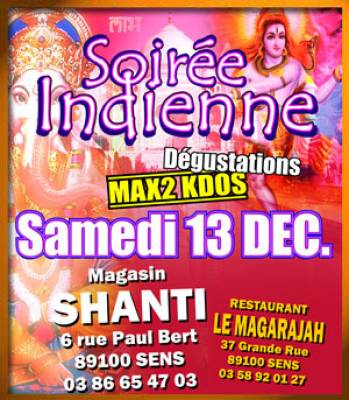 SOIREE INDIENNE