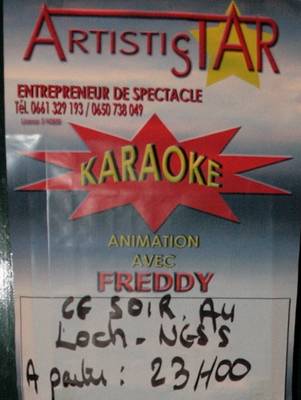 karaoke avec freddy